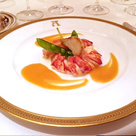 オマール海老のポシェ