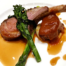 仔羊背肉と肩肉