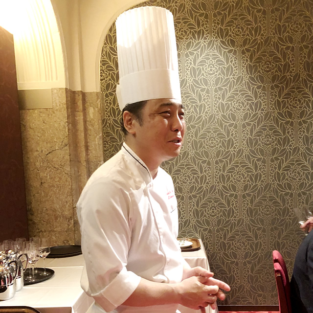 シェフからご挨拶