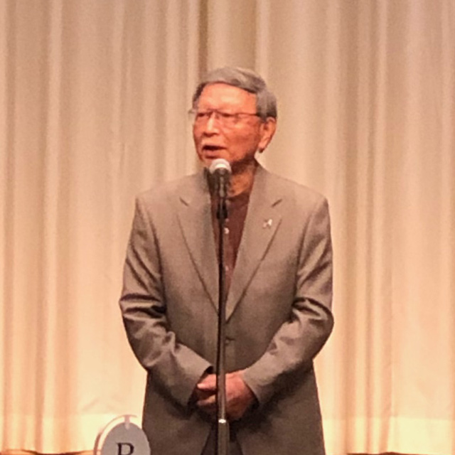 松石顧問の乾杯