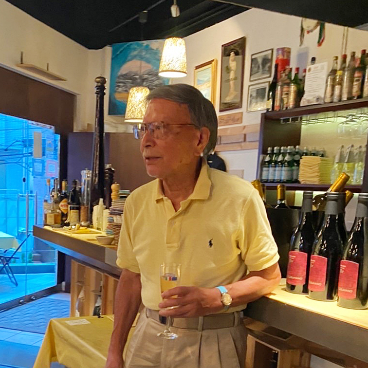 松石顧問乾杯