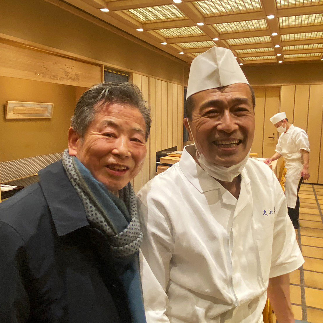 会長と鴫原店長