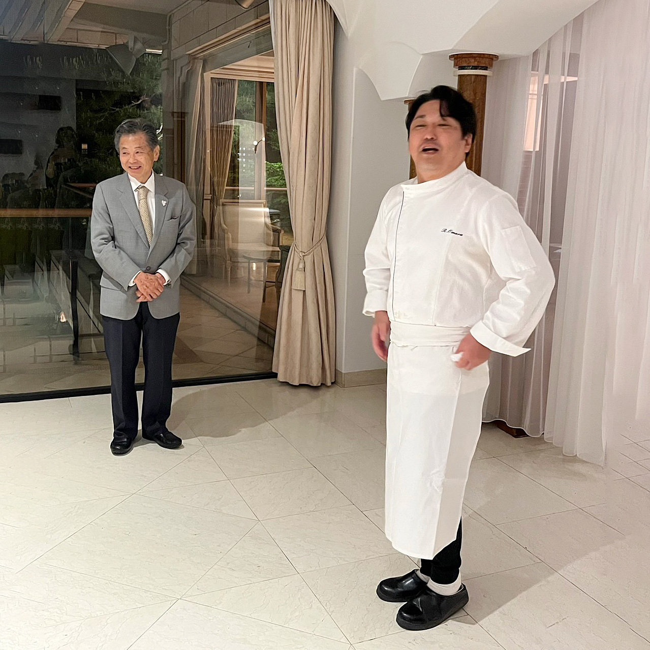 シェフのご挨拶