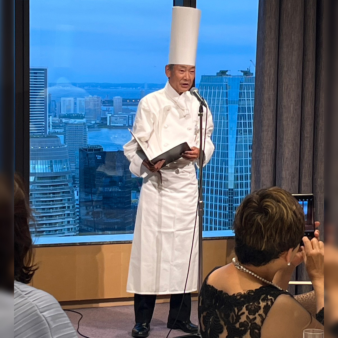 ホテルオークラ東京総料理長　池田順之様　料理説明