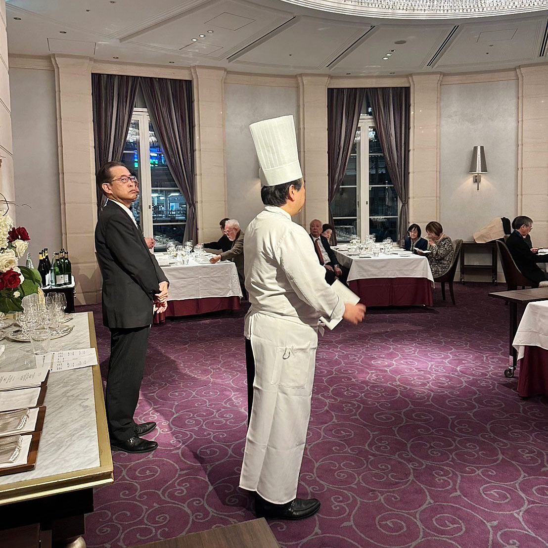 総料理長　石原雅弘様よりお料理の説明