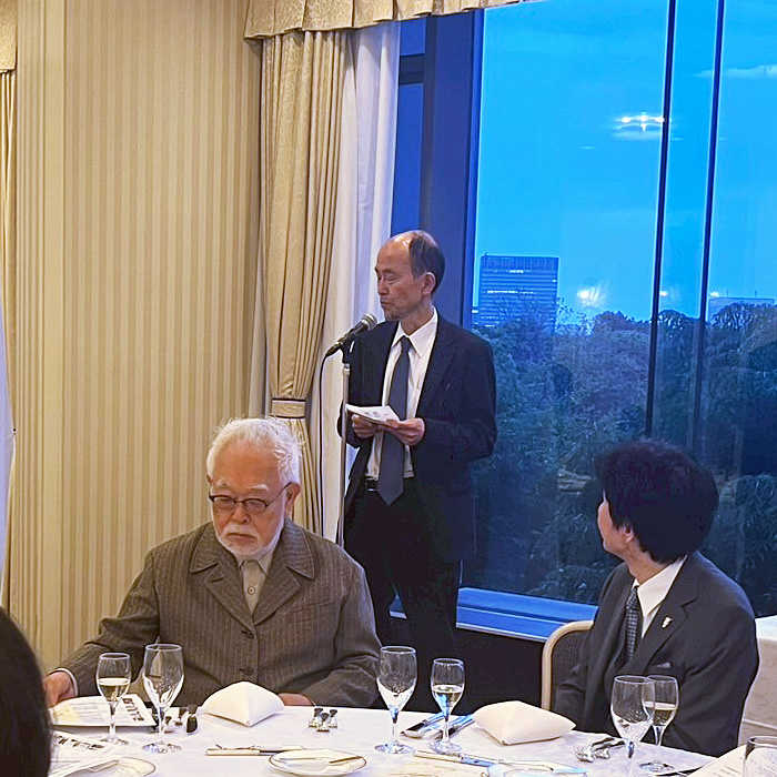 田中新会長　就任挨拶